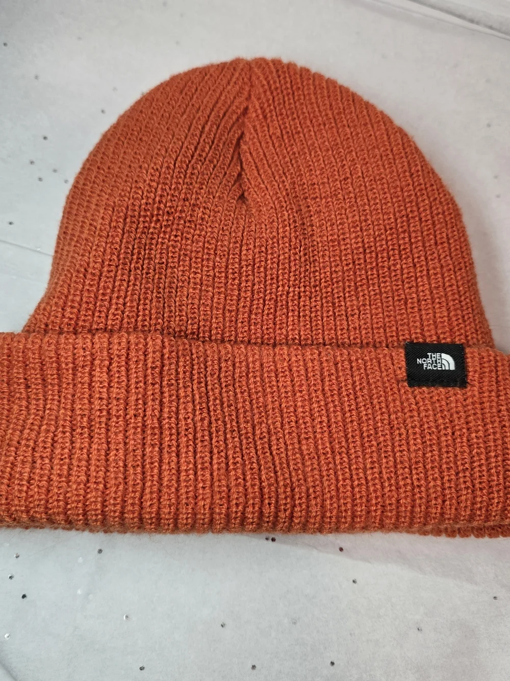 The North Face Kid's Orange Knit Beanie Hat Size  Small NWOT